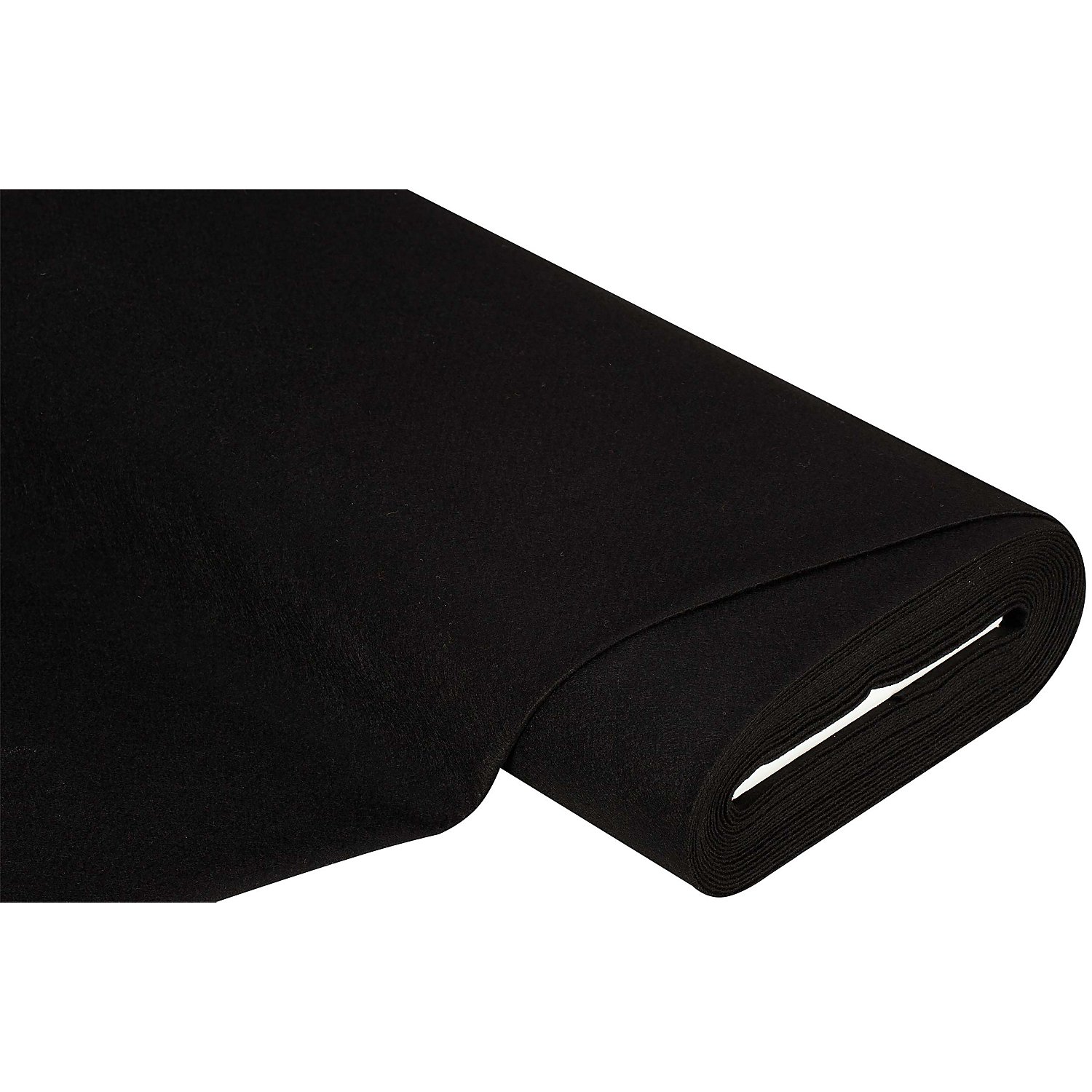 Filz, Stärke 1 mm, schwarz