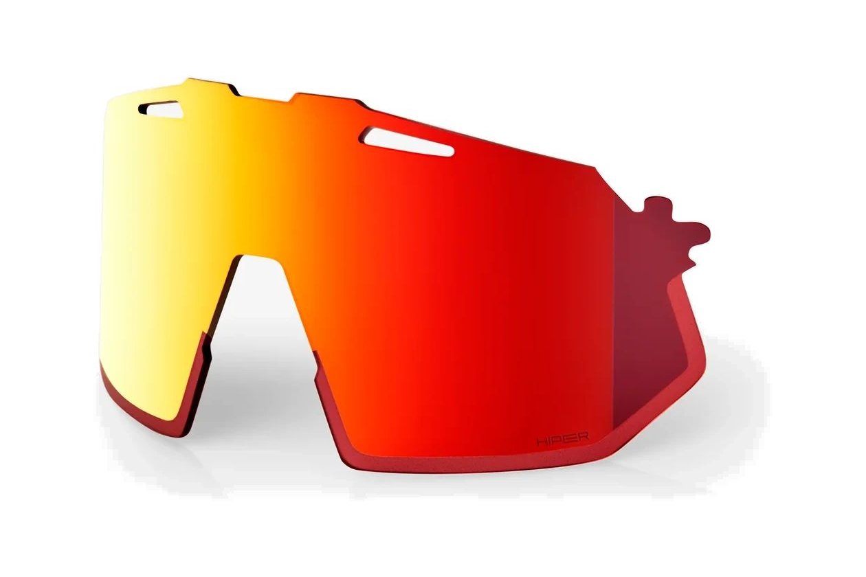 100 Percent Hypercraft SQ Polycarbonat red/HiPER Mirror Replacement Lens