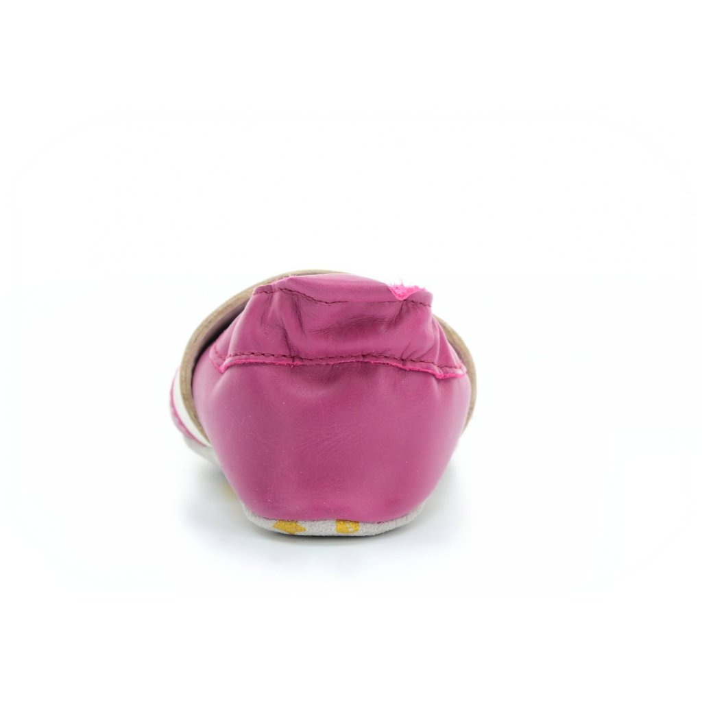 Bobux Frosty Dark Pink (Soft Sole) Krabbelschuhe