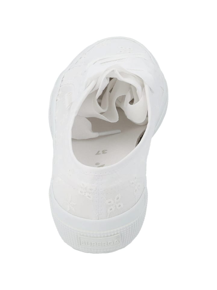 Superga Schnürschuhe in total white günstig kaufen