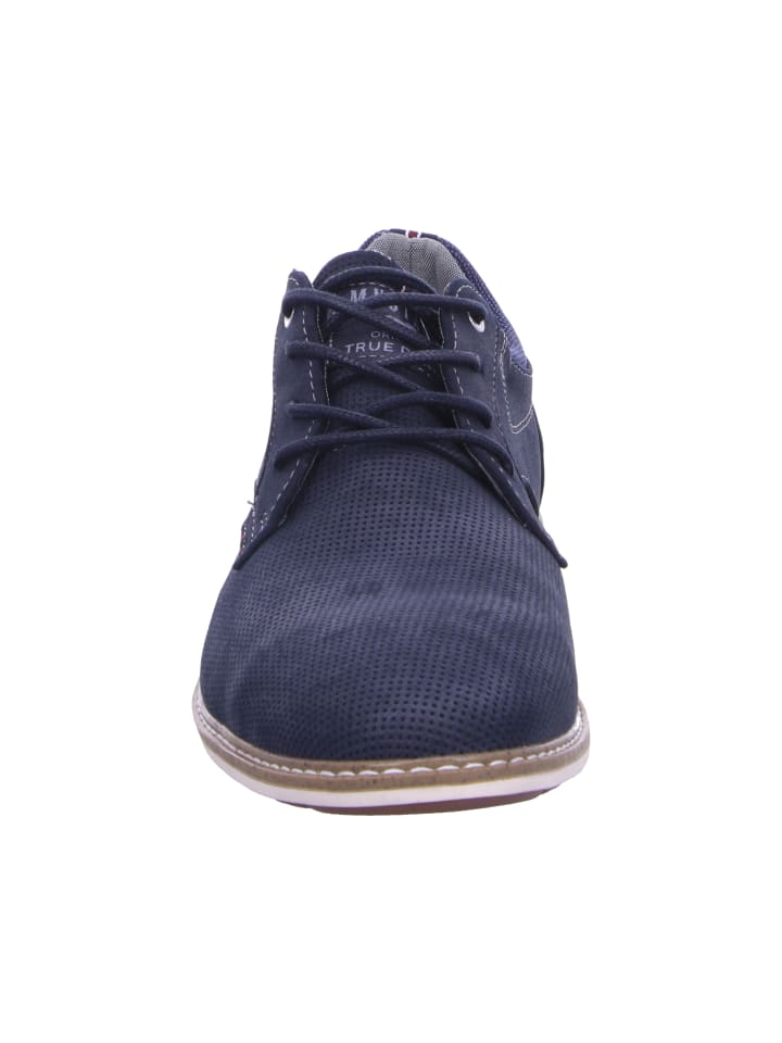 Mustang Schnürschuh in blau günstig kaufen