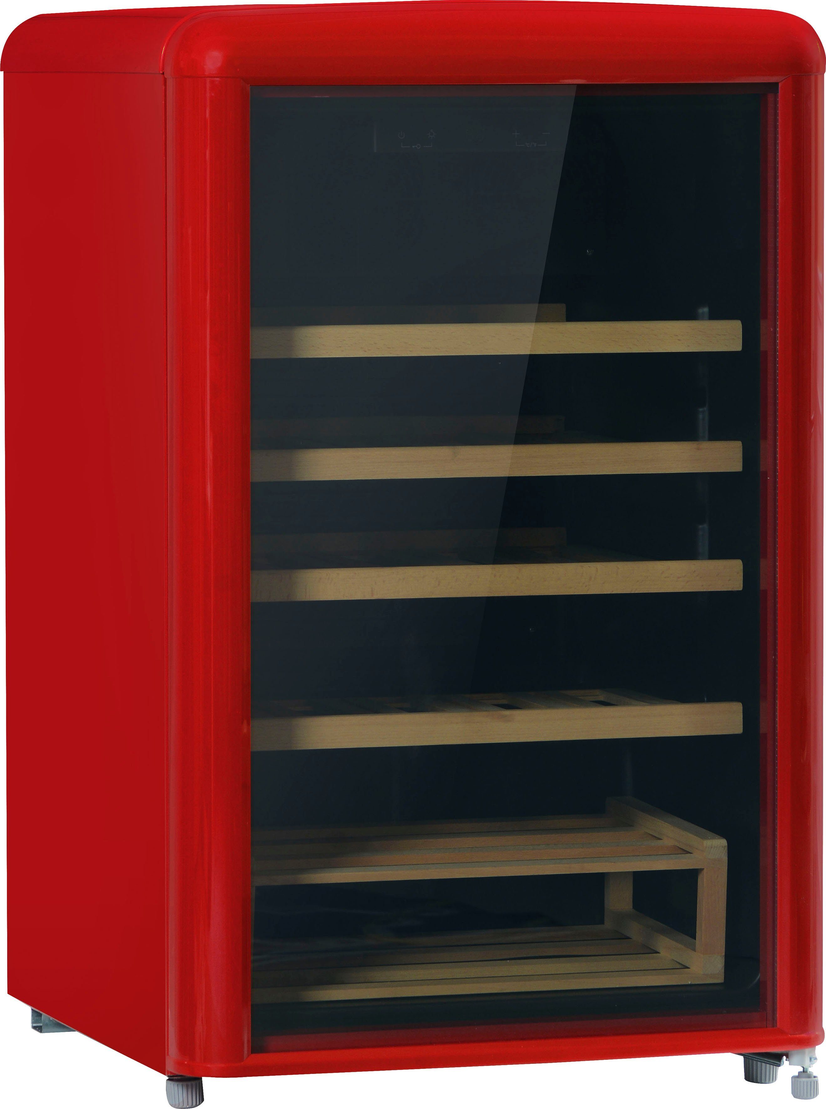 Amica Weinkühlschrank WKR 341 920 R, für 30 Standardflaschen á 0,75l