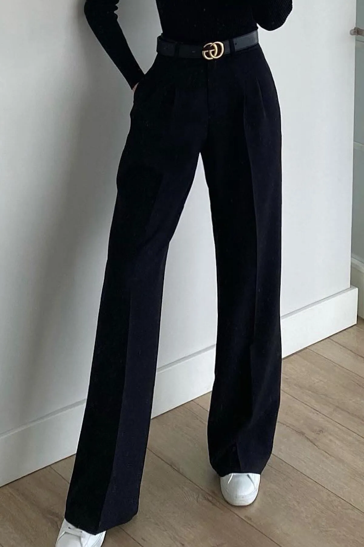 ANONCE STUDIO  Palazzo-Hose Schwarz