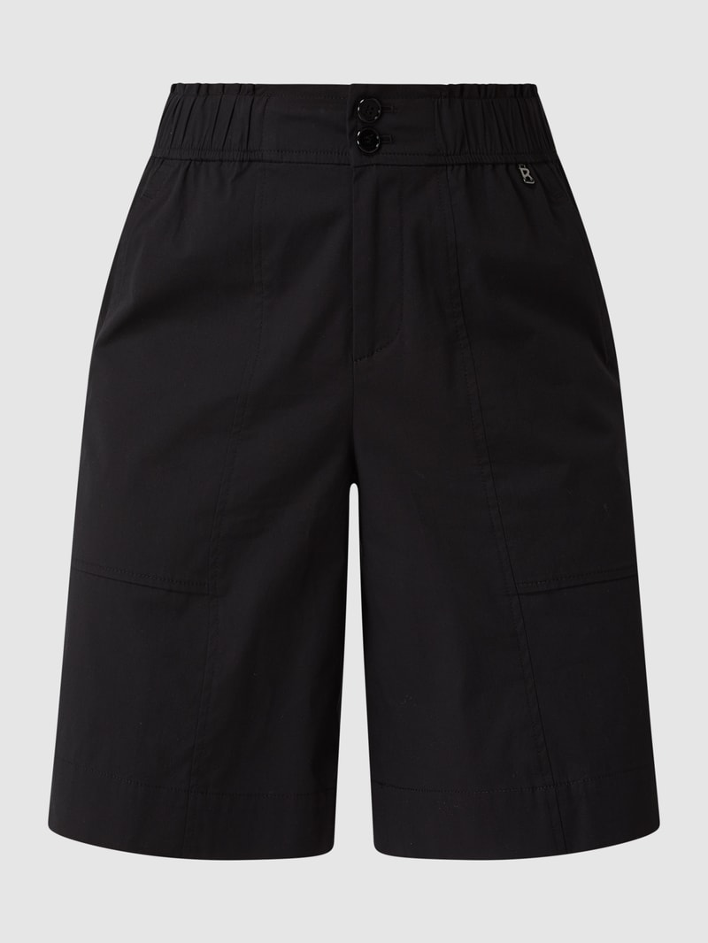 Bermudas mit Stretch-Anteil Modell 'Ida' in schwarz