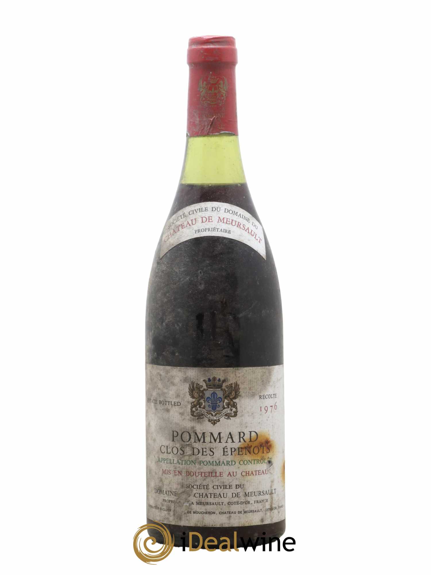 Pommard 1er Cru Clos des Epenots Château de Meursault  1976 - Lot de 1 Bouteille