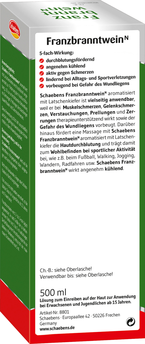 Franzbranntwein N, 0,5 l