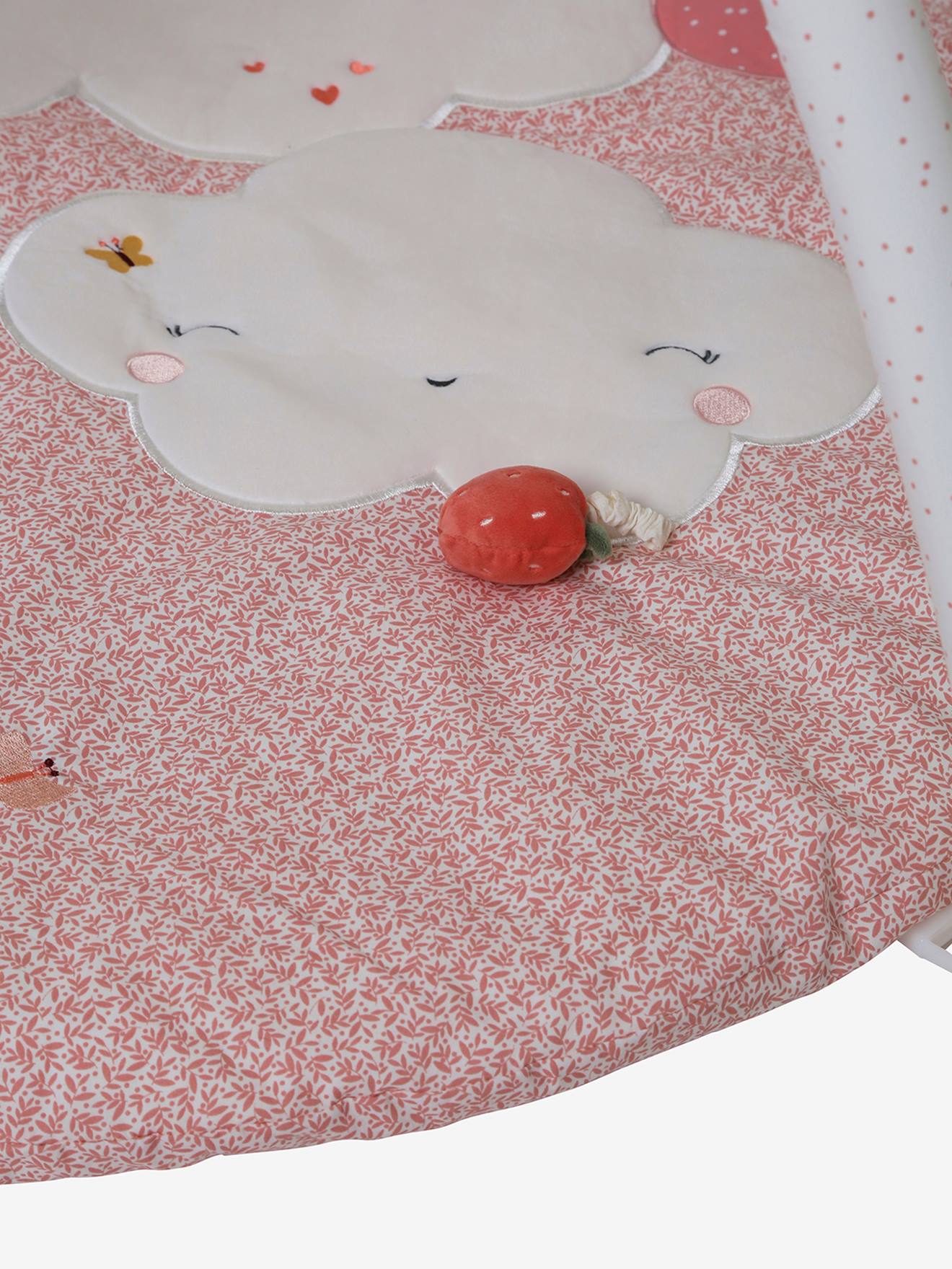 Tapis d'éveil VOYAGE AU PAYS ROSE rose