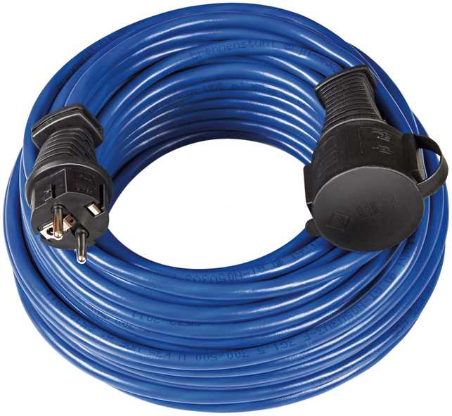 Brennenstuhl 1169820 BREMAXX podaljšek IP44 25 m moder AT-N05V3V3-F 3G1,5