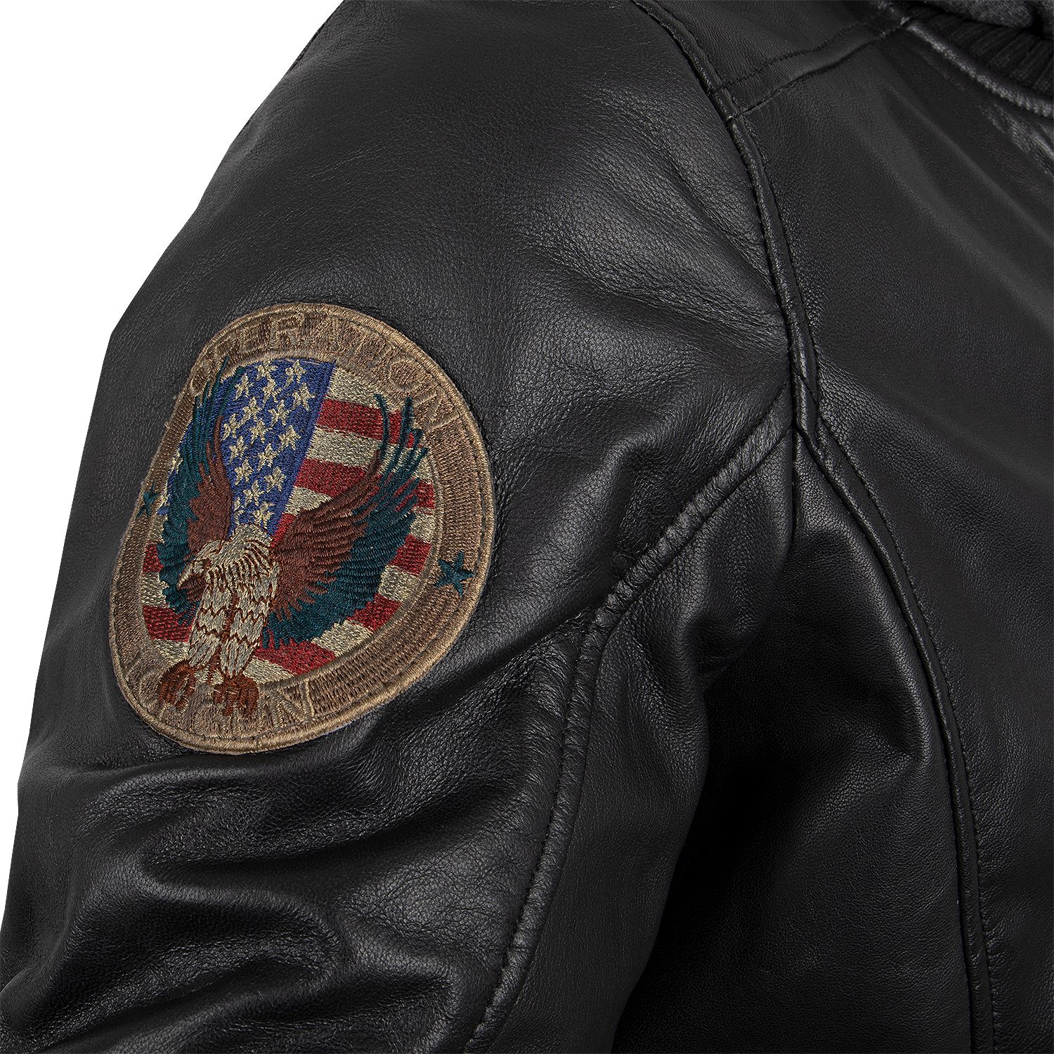 Leder Pilotenjacke Styling