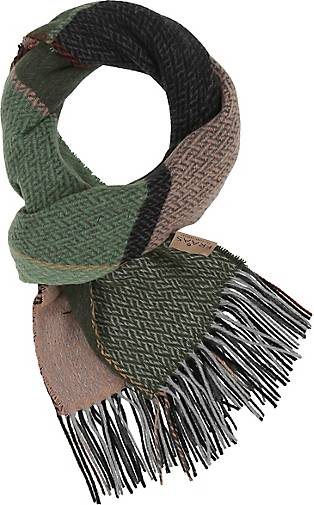 FRAAS Sustainability Edition - Schal mit gemustertem XL-Karo - Made in Germany
