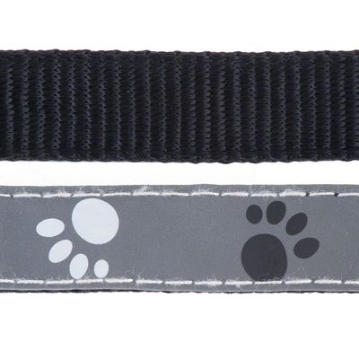Trixie Hundeleine Pfoten Silver Reflect