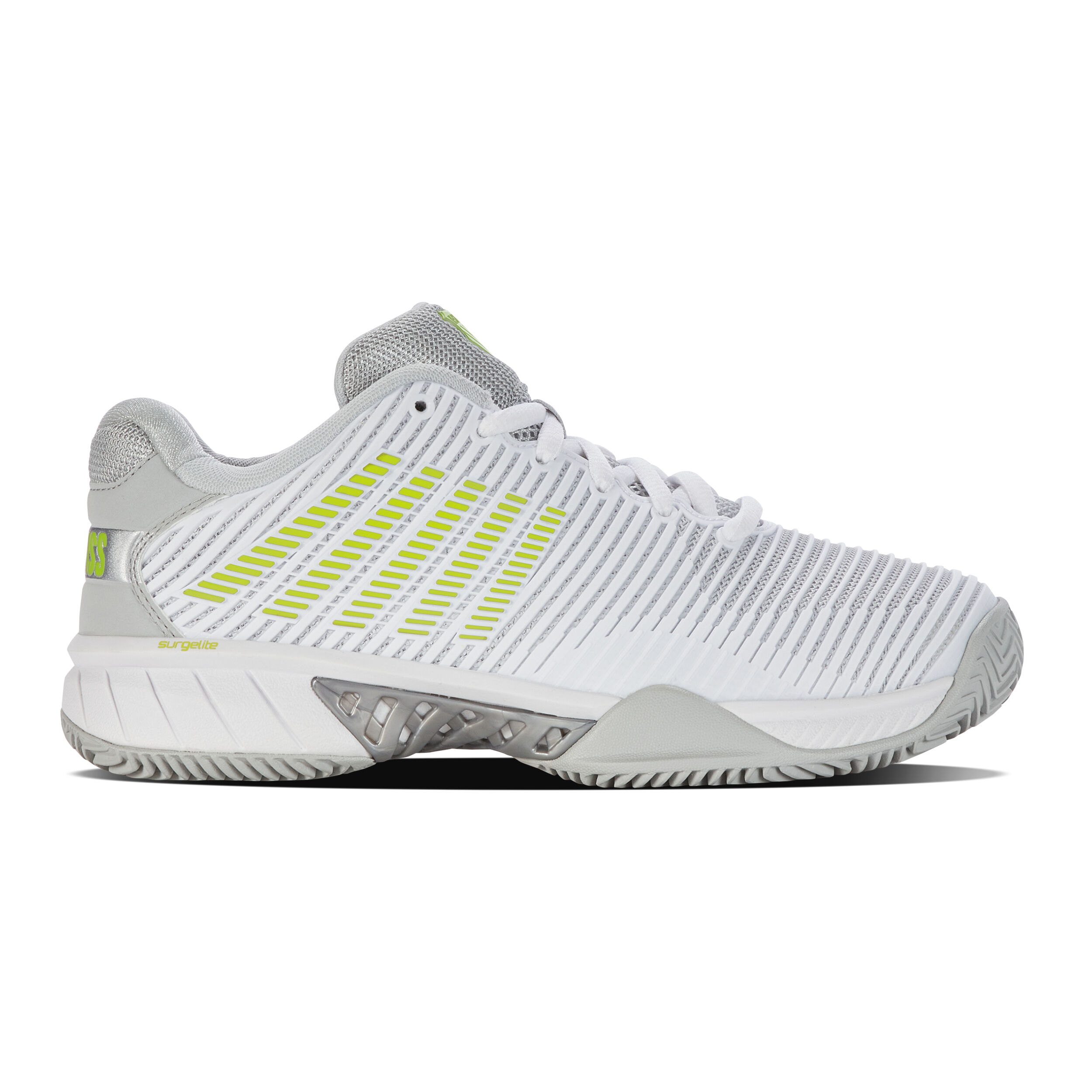 Hypercourt Express 2 CLAY Sandplatzschuh Damen - Weiß, Hellgrau