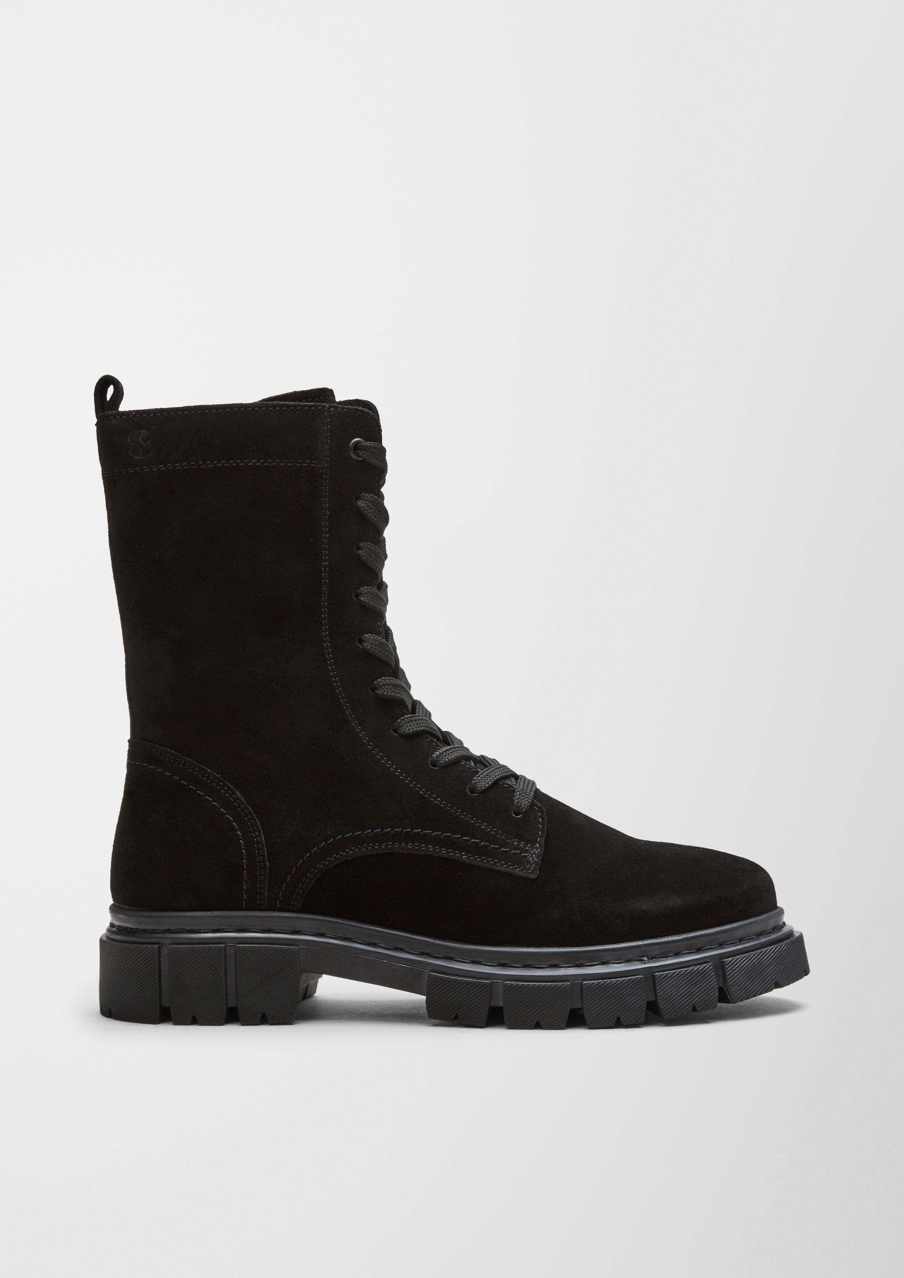 Stiefel aus Veloursleder  6006689-001
