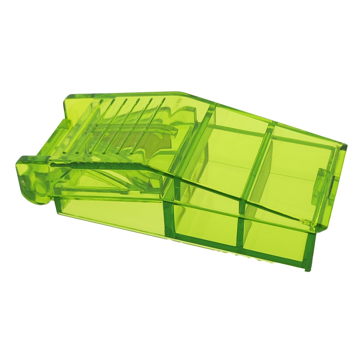 varivendo Zahndose Pillen-Teiler, ca, 8,5 x 3,5 cm, grün-transparent Pillenteiler Tablett