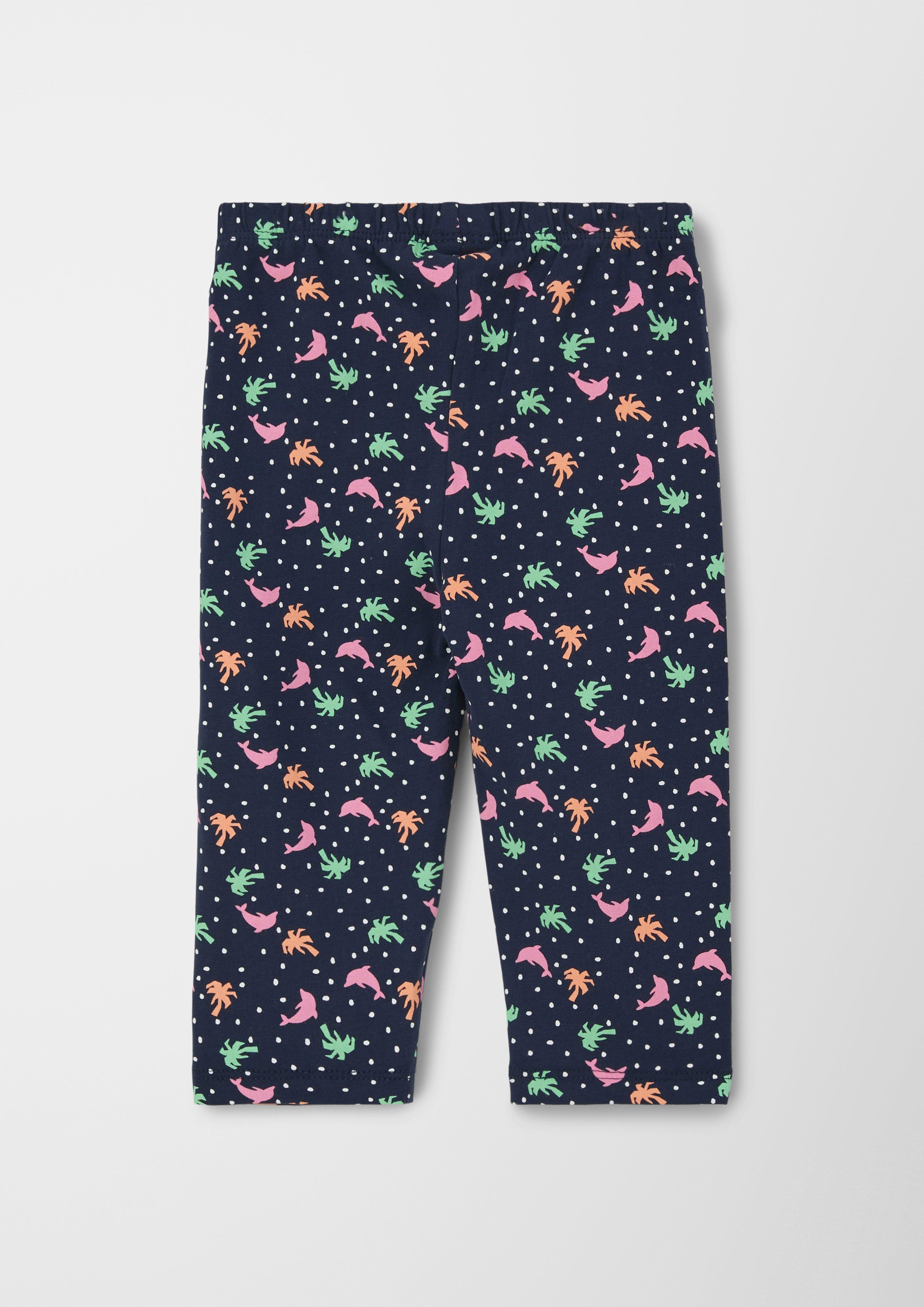 Capri-Leggings aus Baumwollstretch  2130586-59A4