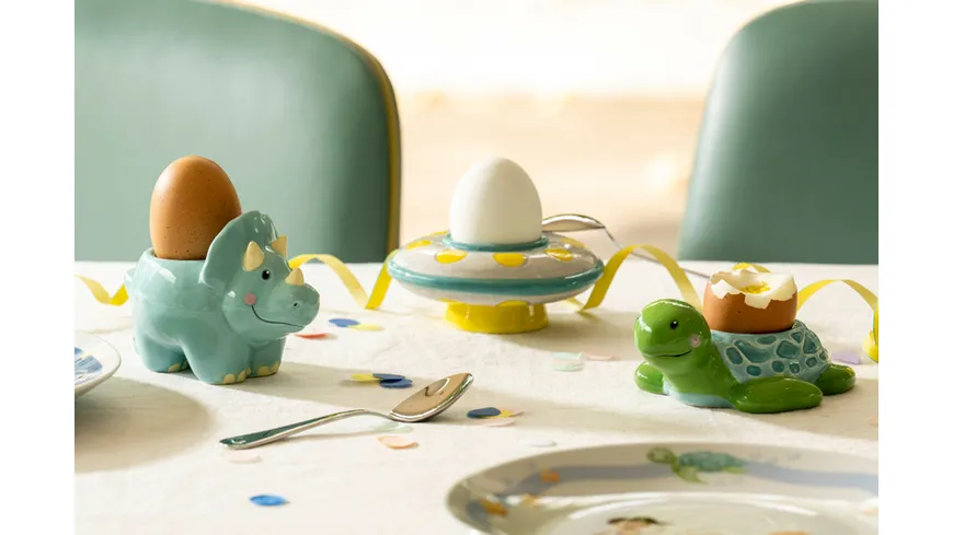 LEONARDO Kinder Eierbecher Bambini Avventura Ufo
