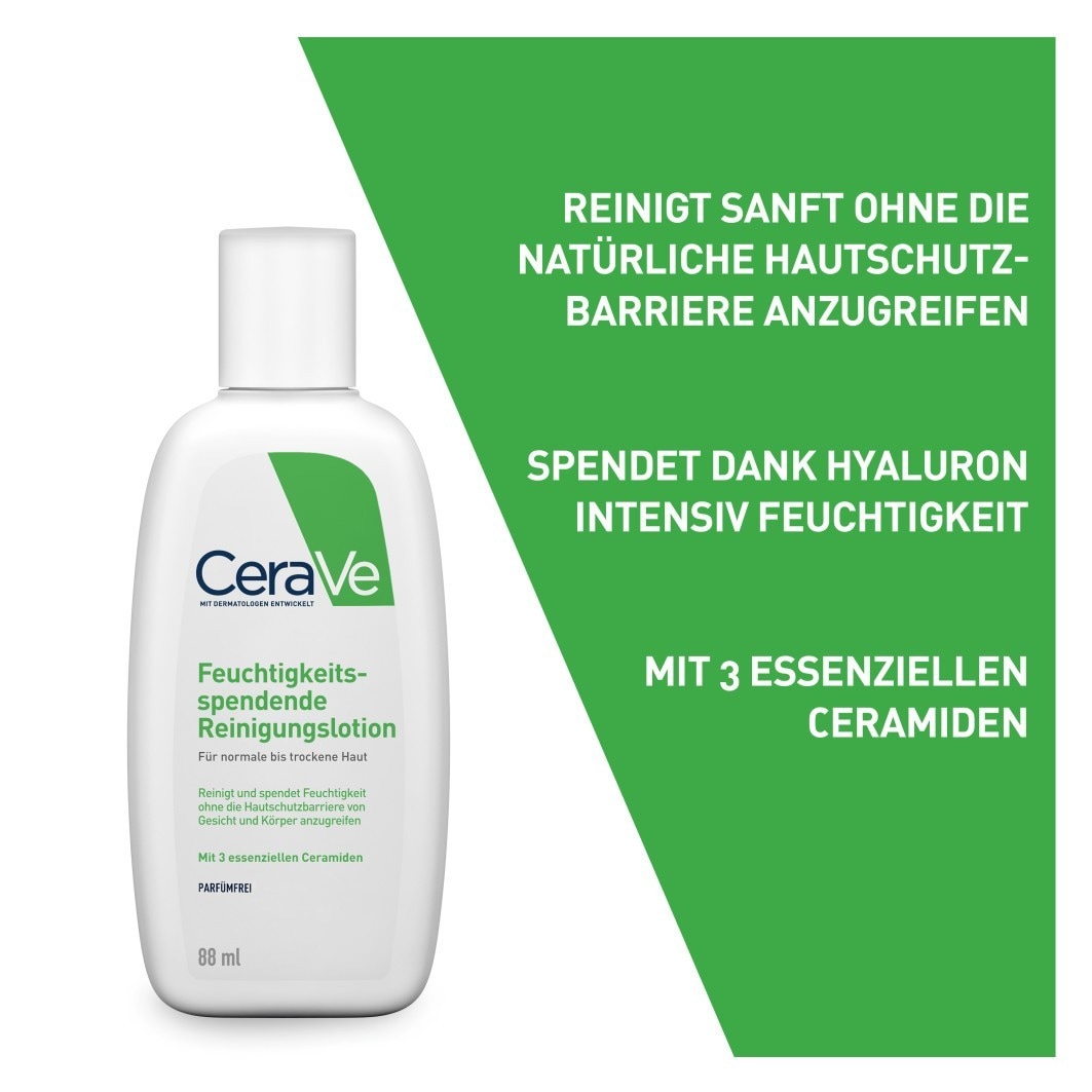 Feuchtigkeitsspendende Reinigungslotion