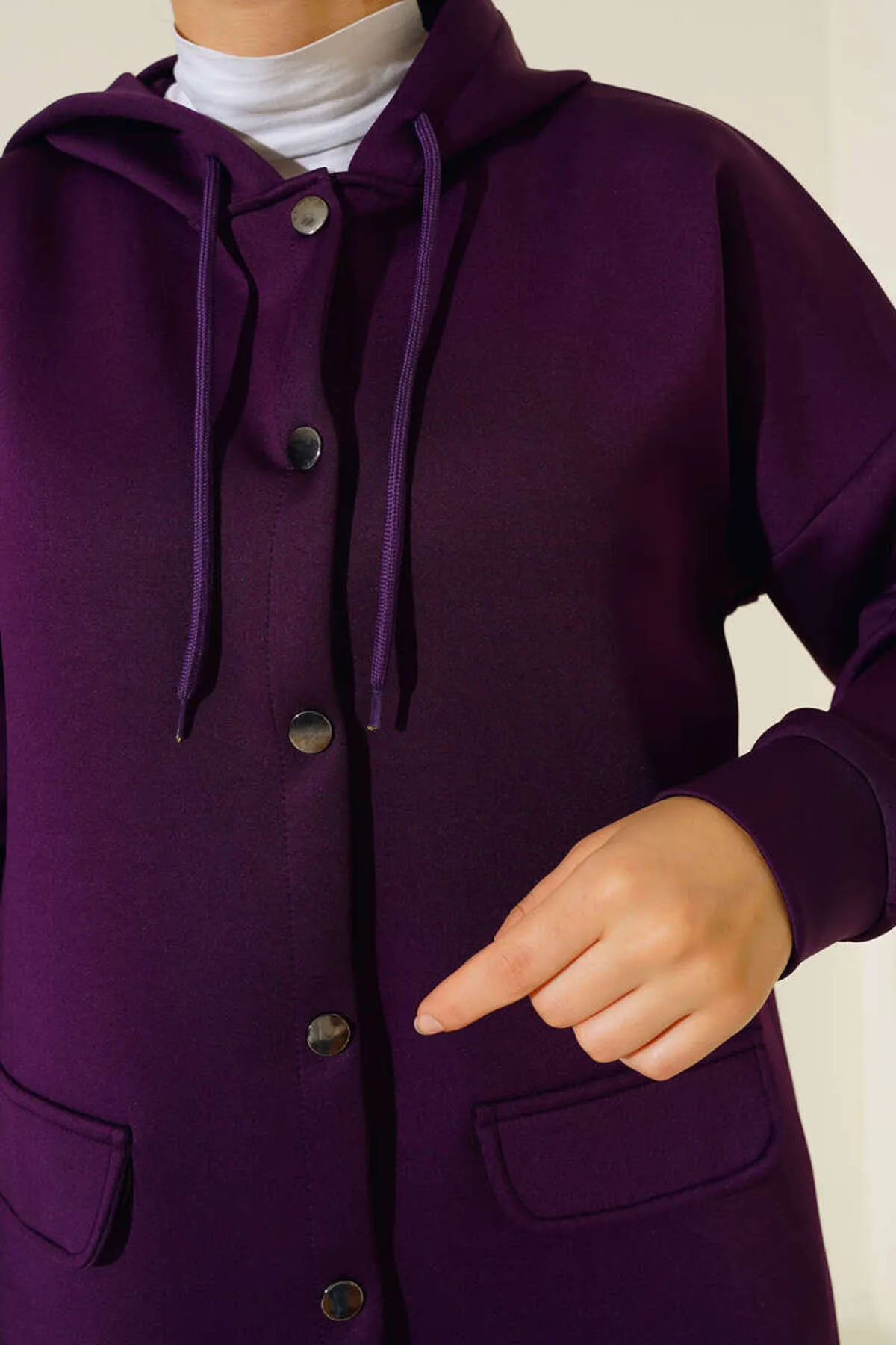 VOLT CLOTHİNG  Damen-Doppelset aus Scuba-Stoff mit Druckknöpfen