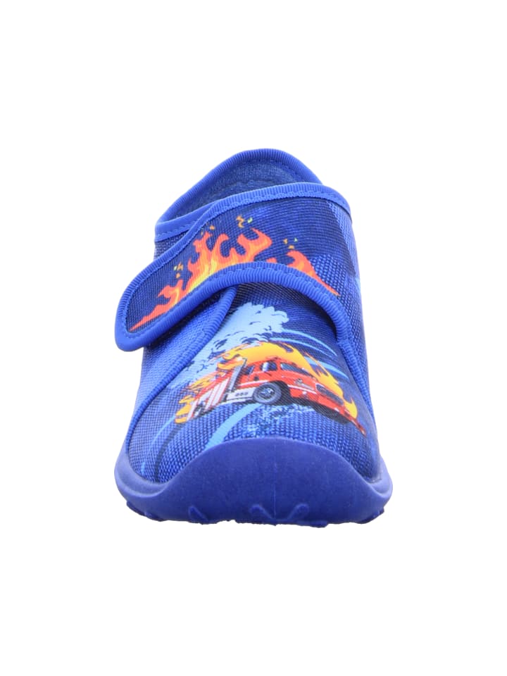 Fischer Markenschuh Hausschuh in blau günstig kaufen