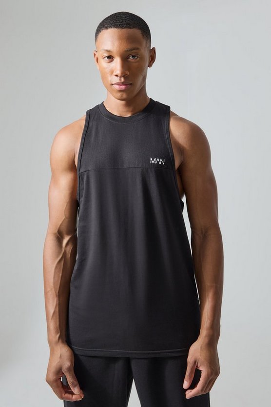 Man Active Gym Racer Tank 2 Pack
