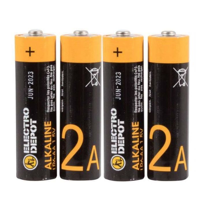 Batterij ELECTRO DÉPÔT Alkaline LR6 x4