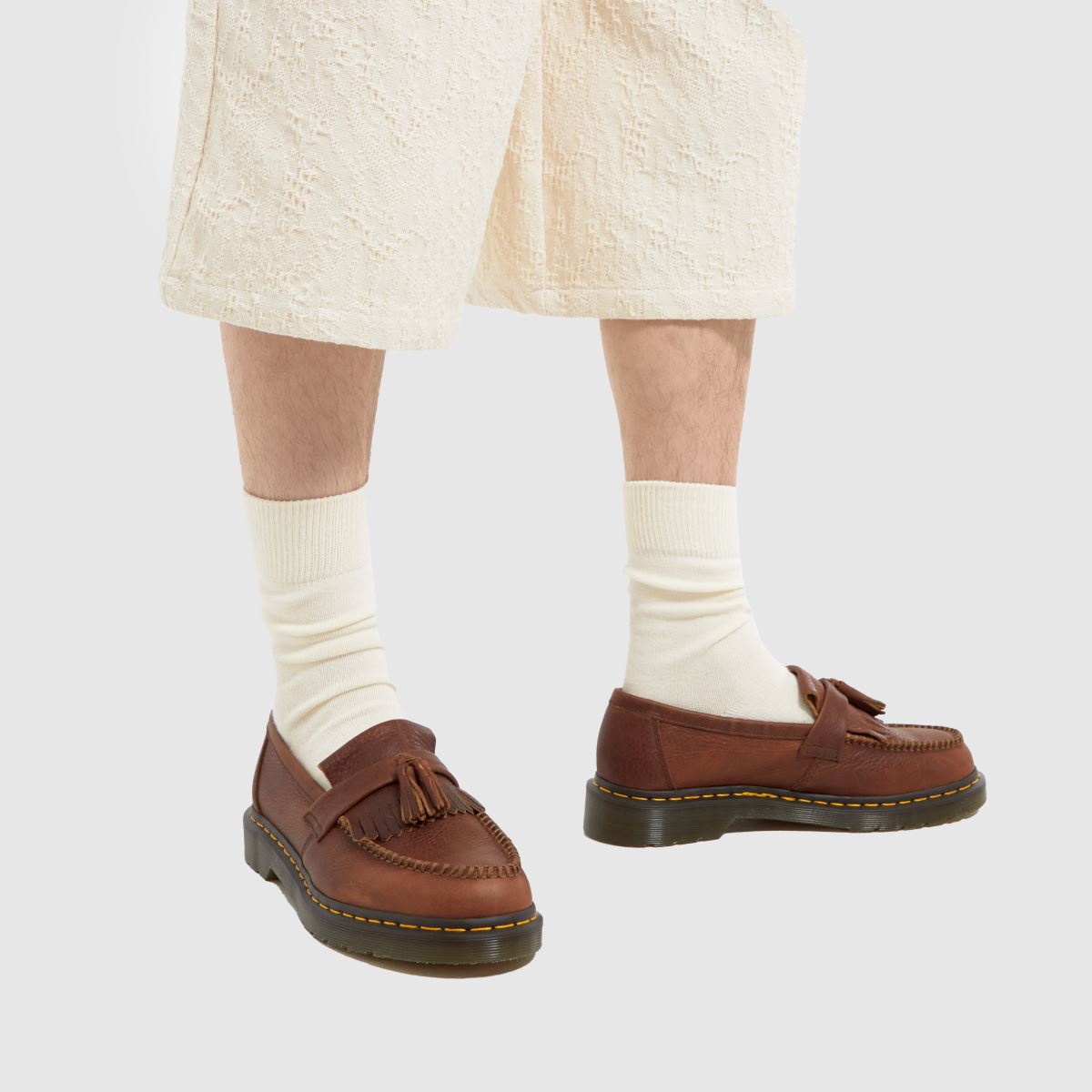Dr Martens – Adrian – Bruna loafers med tofs