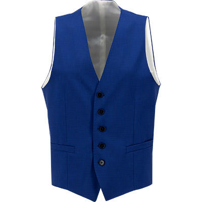 BALDESSARINI, Weste, Slim Fit, Schurwolle, indigo