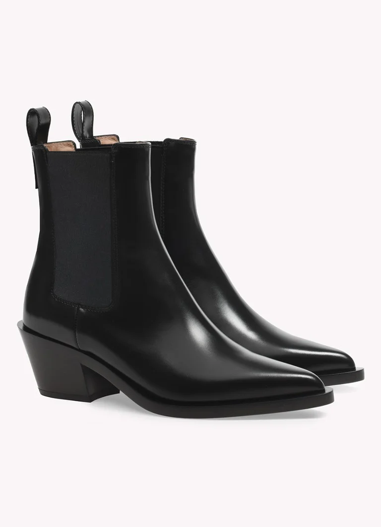 Buty Chelsea Wylie Gianvito Rossi ze skóry cielęcej