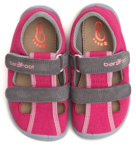 bar3foot Elf ~ Canvas Sandale ~ Pink