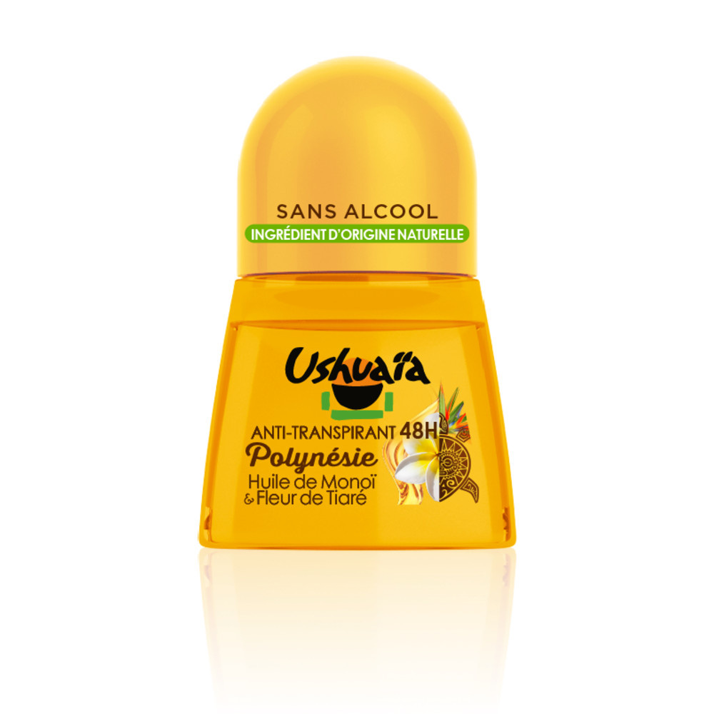ushuaïa Huile de Monoï & Fleur de Tiaré Déodorant Bille Anti-Transpirant 48h