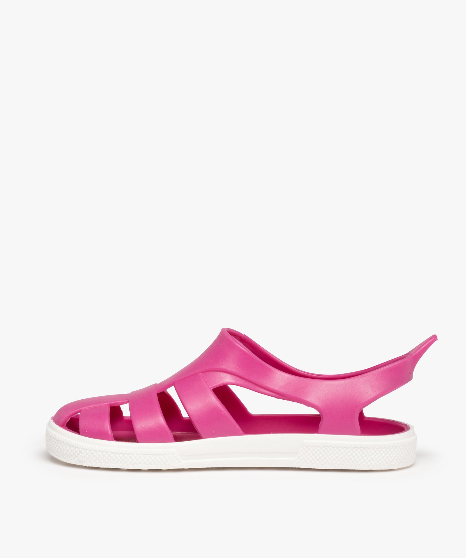 Sandales de plage enfant unies à brides souples - Boatilus violet | GEMO