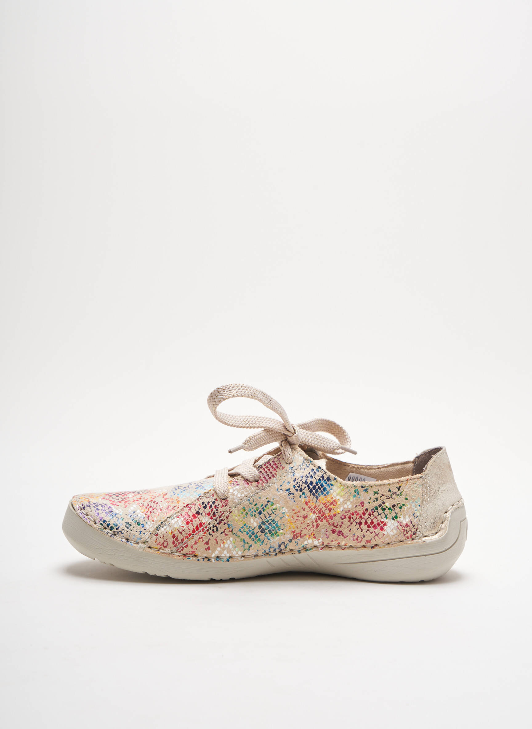 Rieker Baskets Femme couleur beige