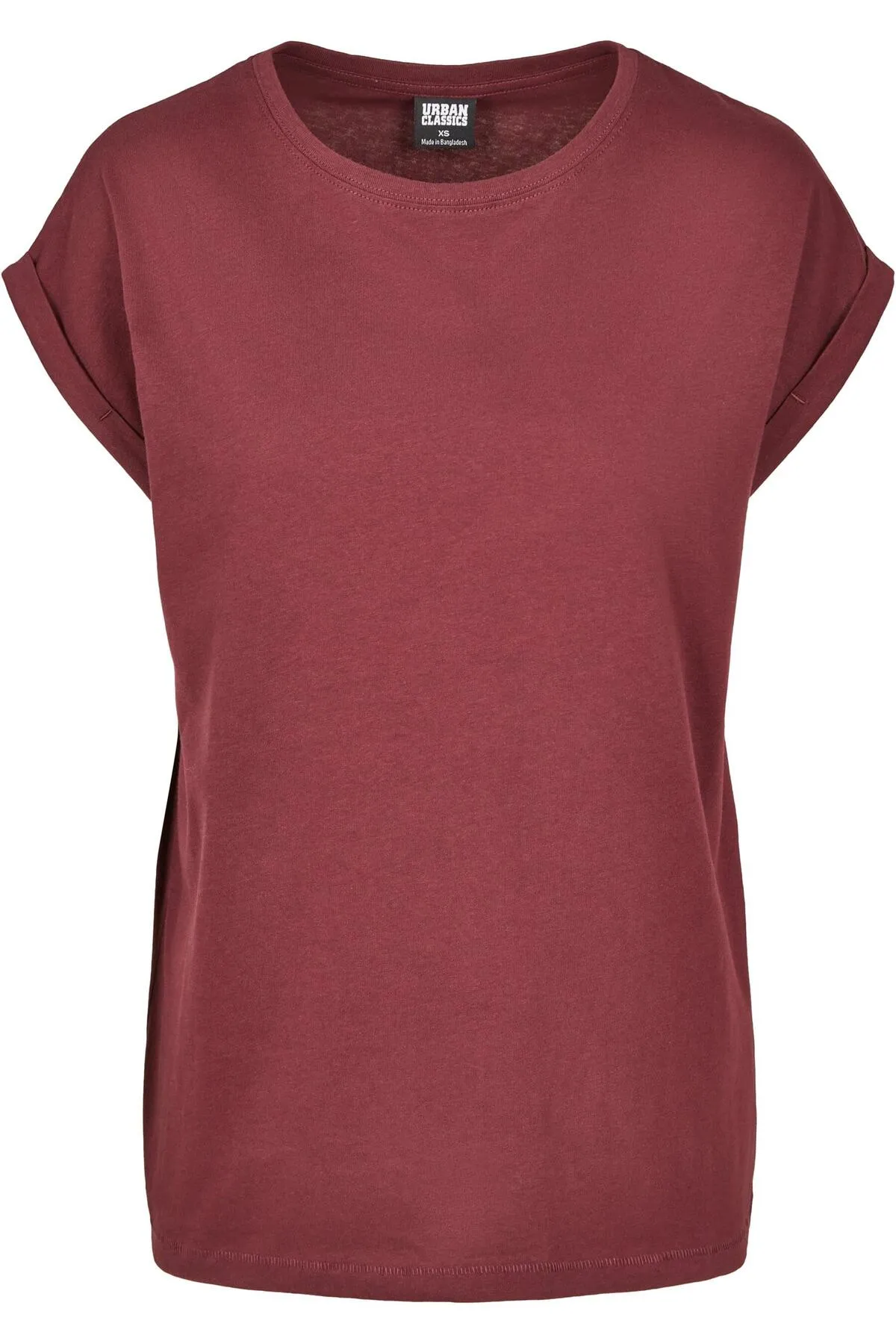 Urban Classics  Damen T-Shirt mit verlängerter Schulterpartie für Damen