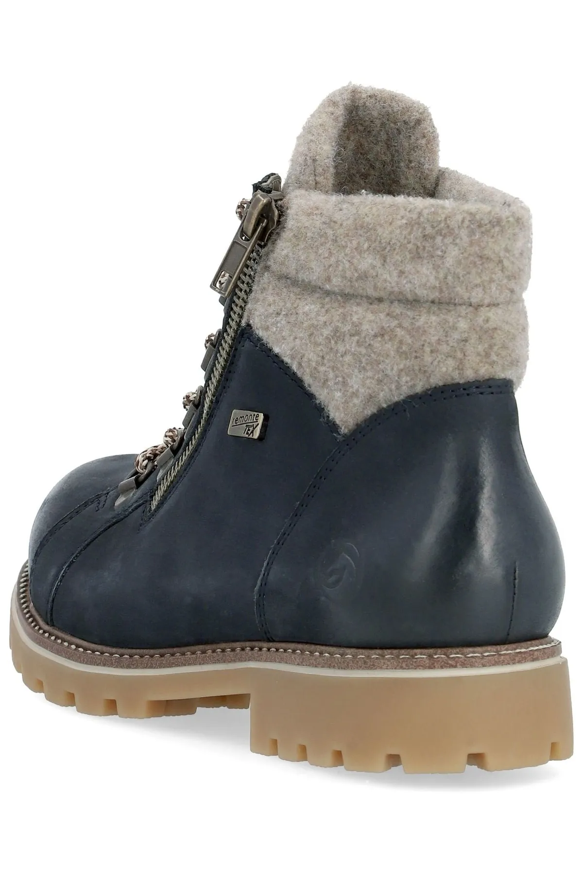 Remonte  Stiefelette - Blau - Blockabsatz
