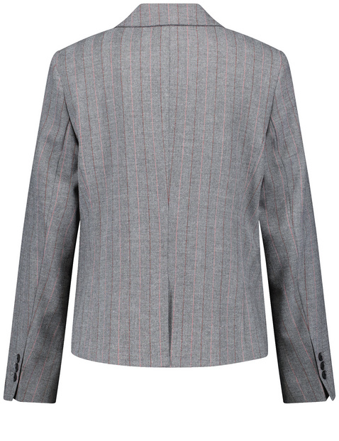 Taillierter Blazer mit Nadelstreifen