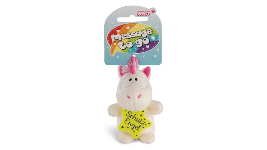 NICI Einhorn Theodor Schutzengel 8cm mit Loop