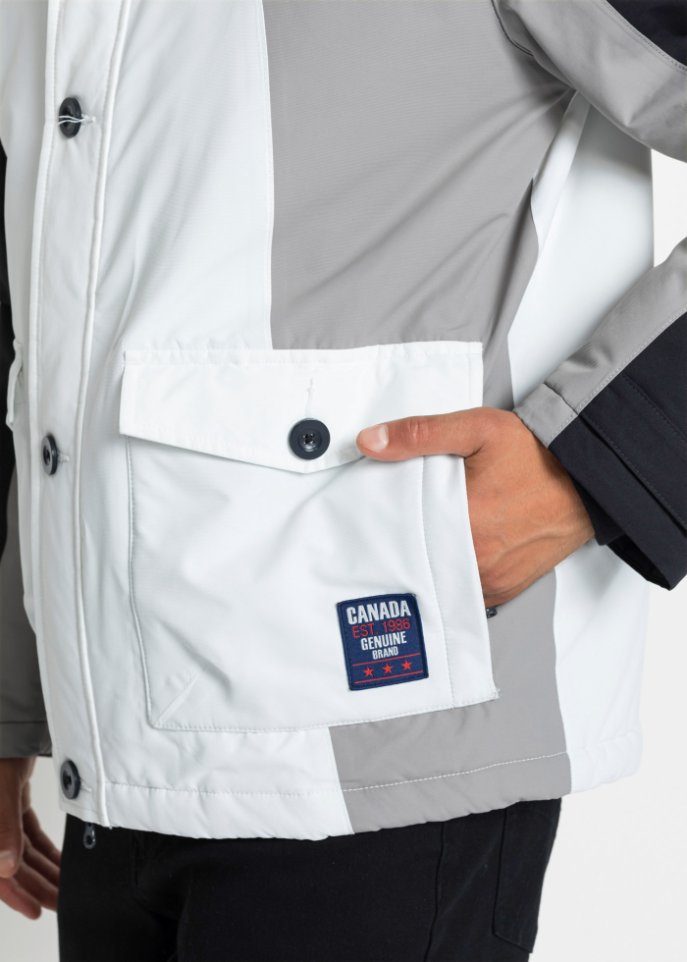 Funktionsjacke mit Schneefang