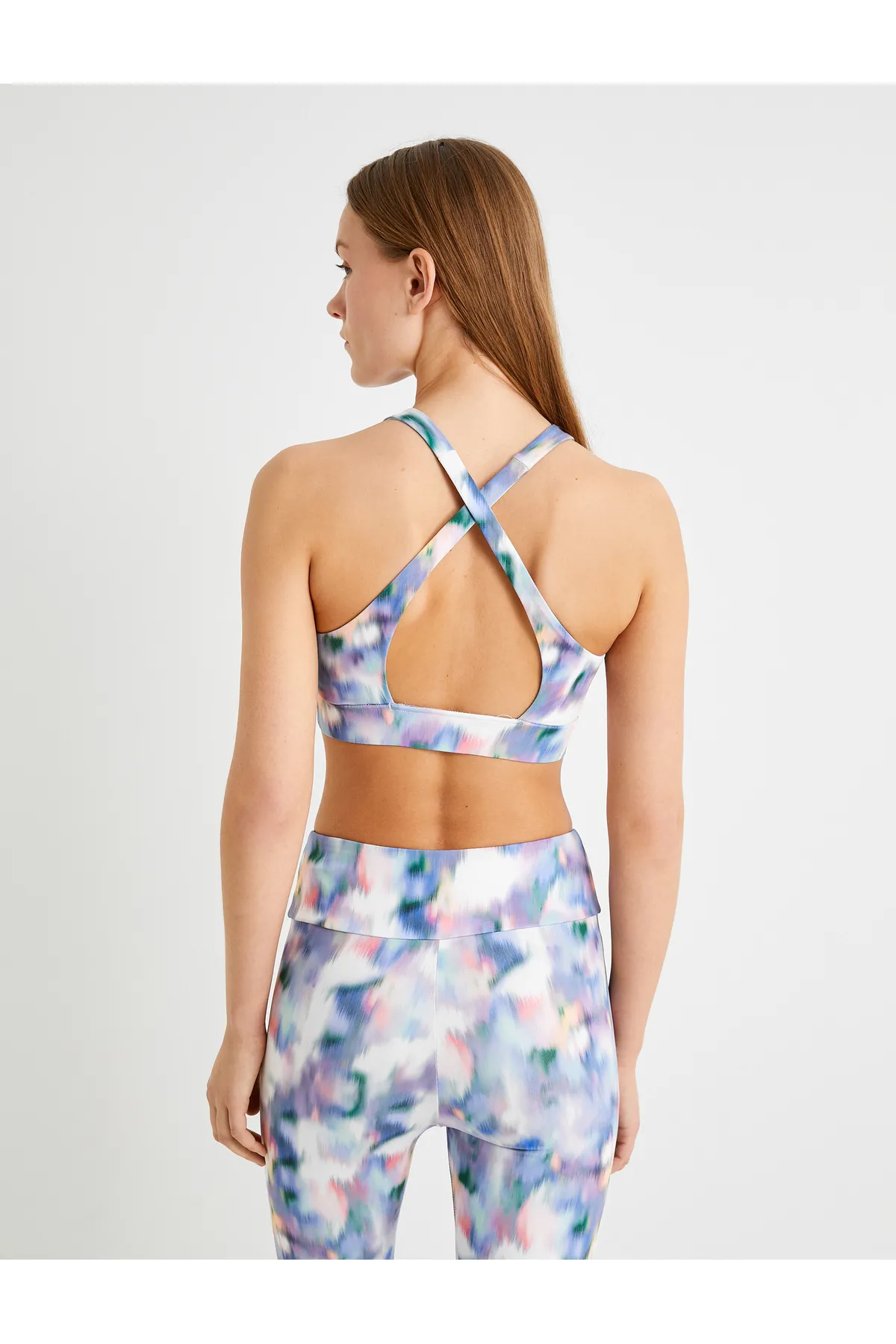 Koton  Sport-BH - Lila - Abstrakt
