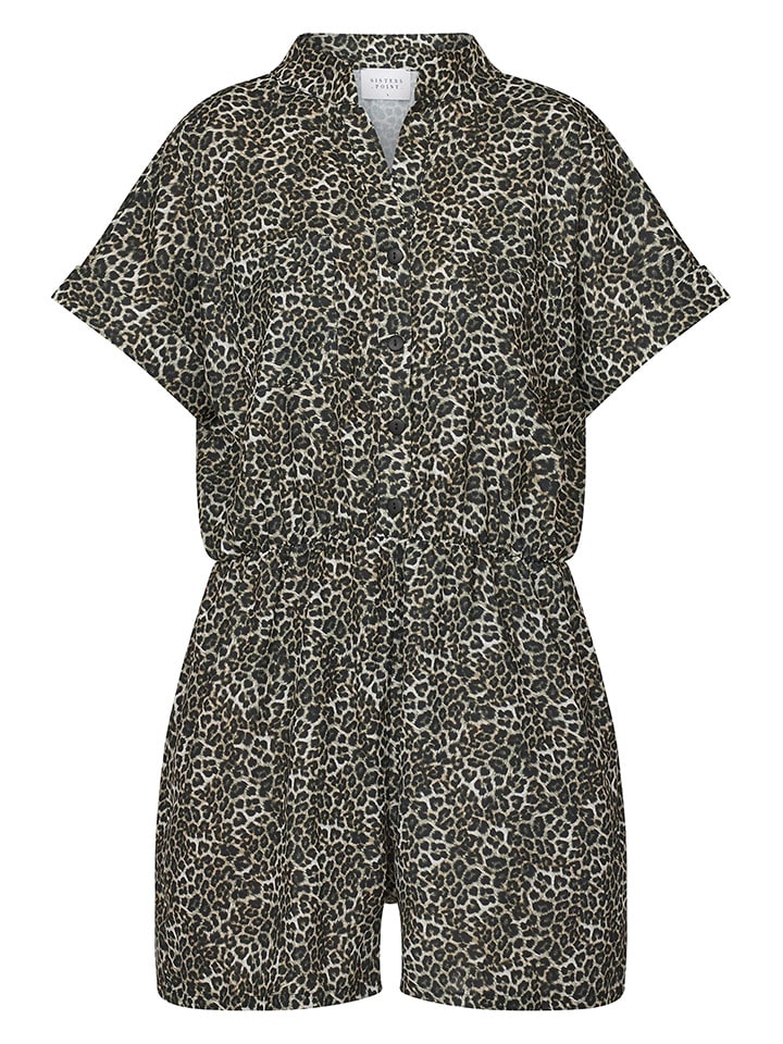 SisterS point Jumpsuit in Schwarz/ Grau günstig kaufen