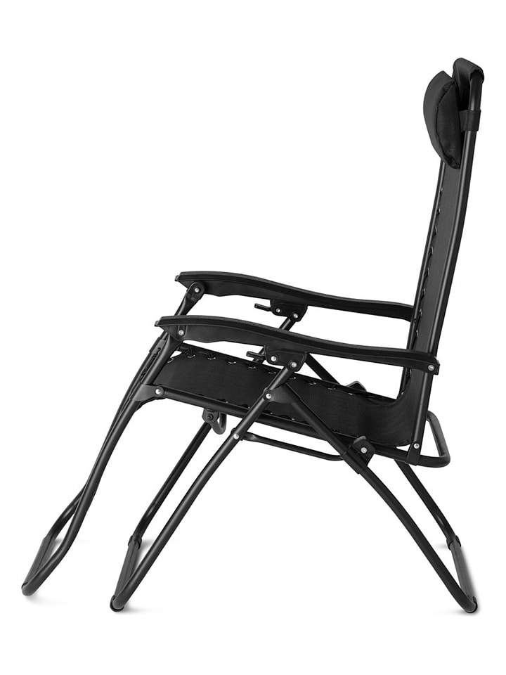 Lifa Living 2er-Set: Gartenliegen in Schwarz - (L)110 x (B)65 cm günstig kaufen onesize