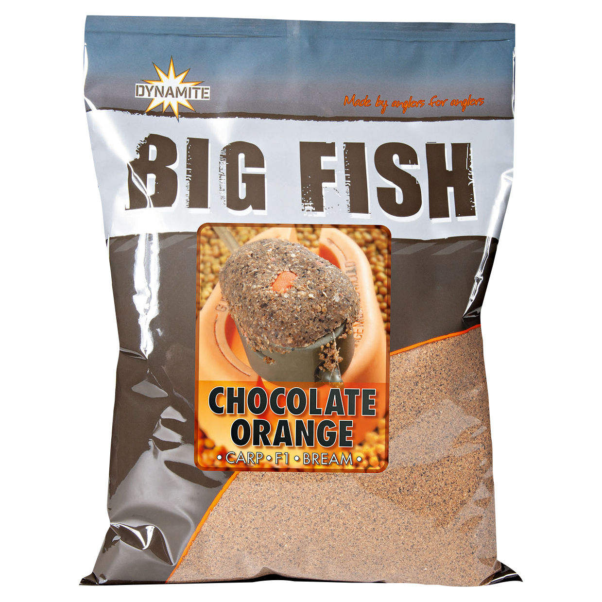 Dynamite Big Fish Groundbaits (chocolate/ orange)