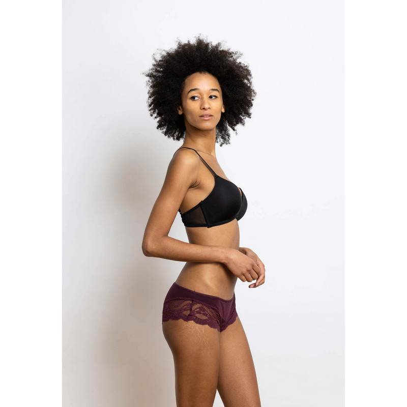 Snocks Hipster mit Spitze aus Bio-Baumwolle Unterhose Damen