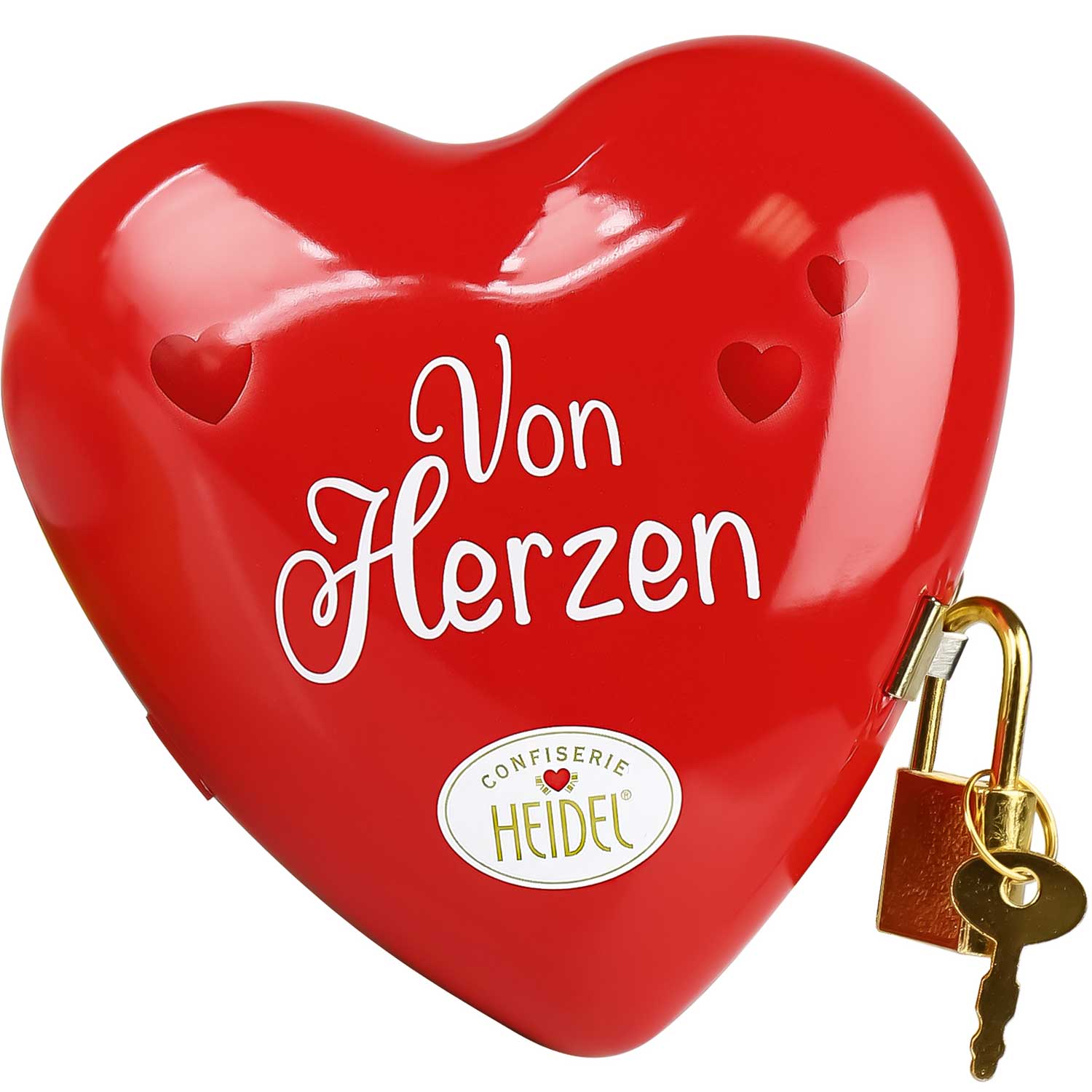 Heidel Schmuckherz mit Schloss 'Von Herzen' 54g