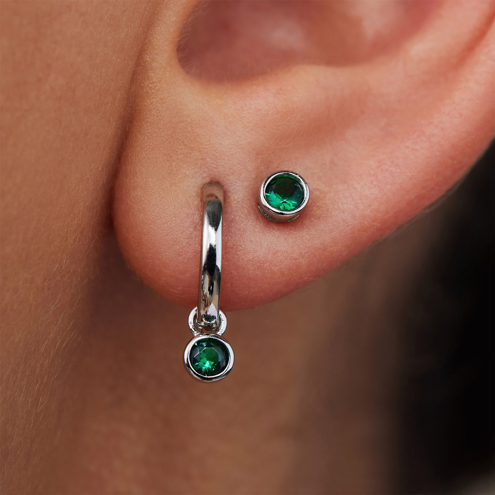 Violet Hamden Venus Créoles Boucles d'oreilles