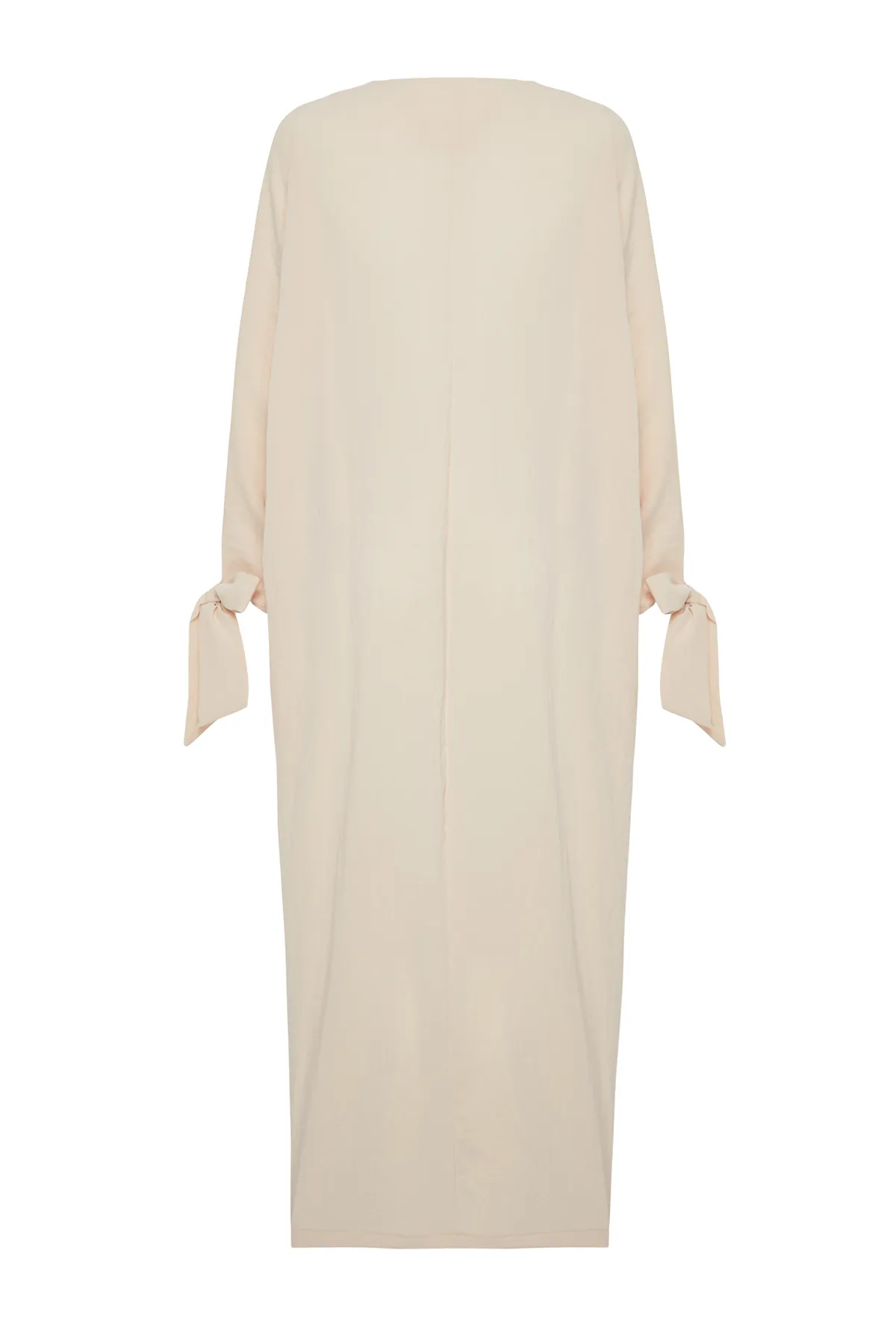 Trendyol Modest  Stein Bequeme Passform Gewebte Aerobin Lange Kappe & Ferace & Abaya TCTSS24KK00005