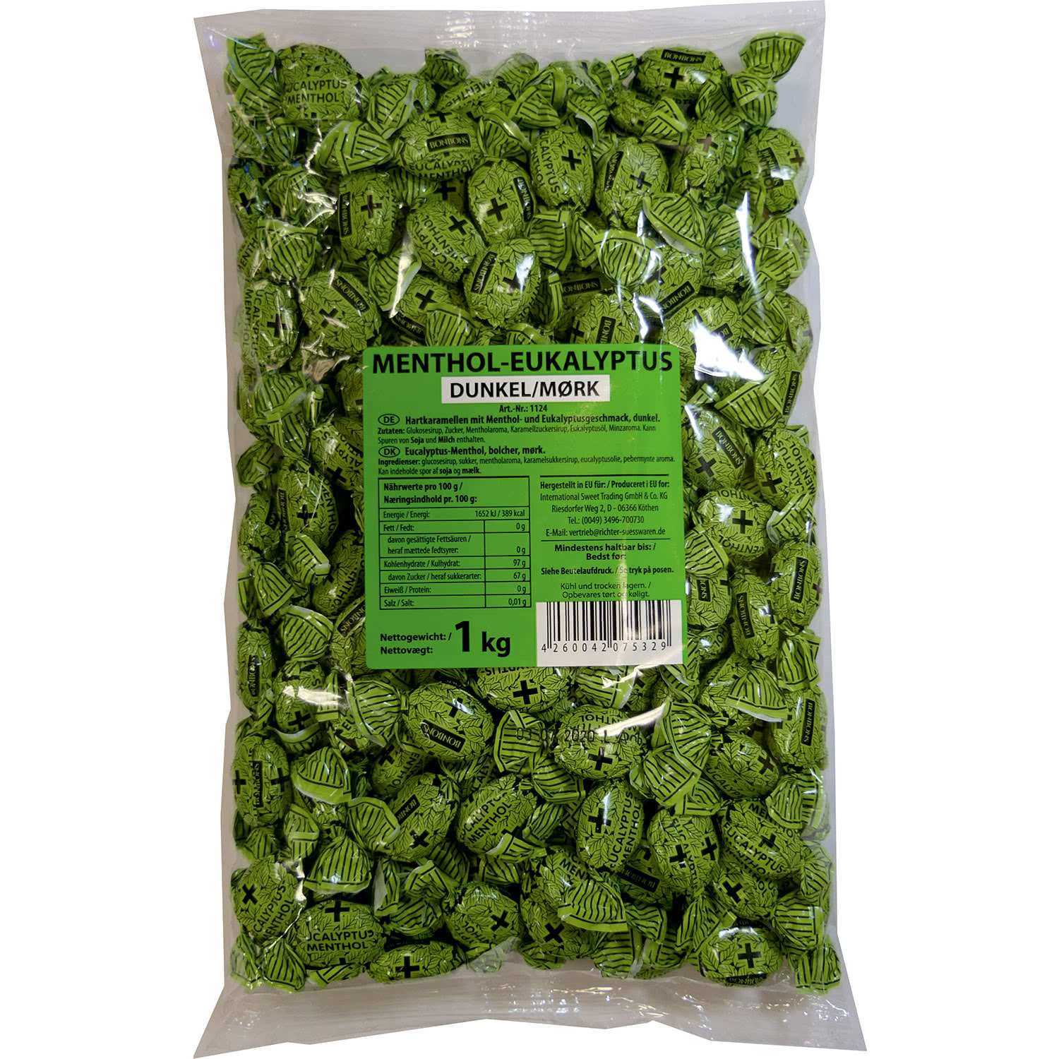 Menthol-Eukalyptus dunkel 1kg