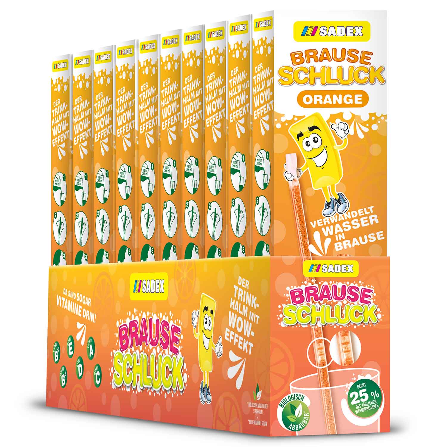 Sadex Brause Schluck Orange 7er