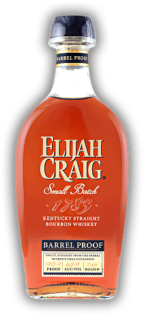 Elijah Craig Barrel Proof 60%-70% Elijah Craig Barrel Proof 60%-70% Benannt nach dem Vater des Bourbons - Limitierte Abfüllung. 0,7	 Liter - Vol 61-70%