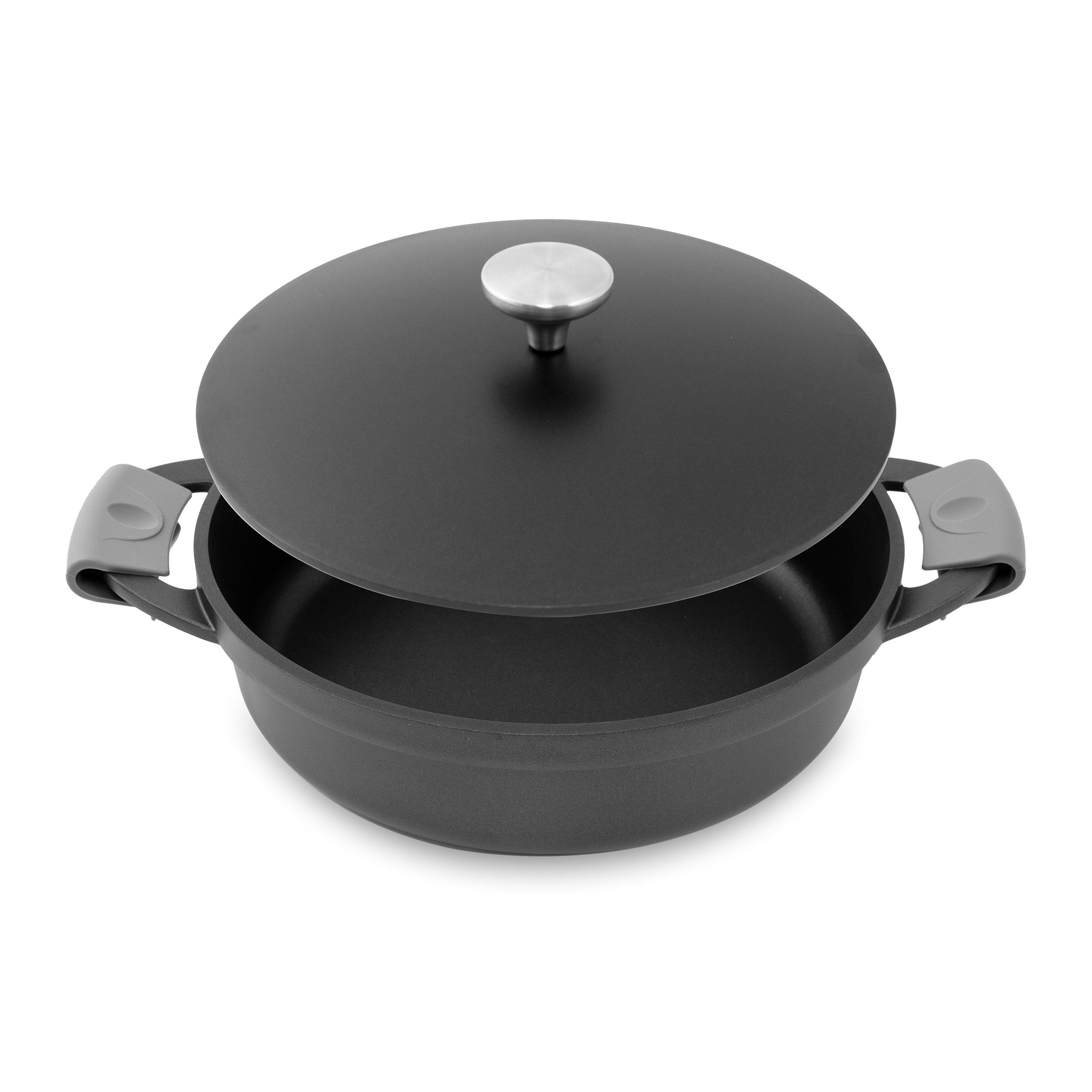 Kopf Topf-Set Atavola, Aluminiumguss (8-tlg), Antihaftbeschichtung, Induktion Kochtopf Set, inkl. Thermogrips