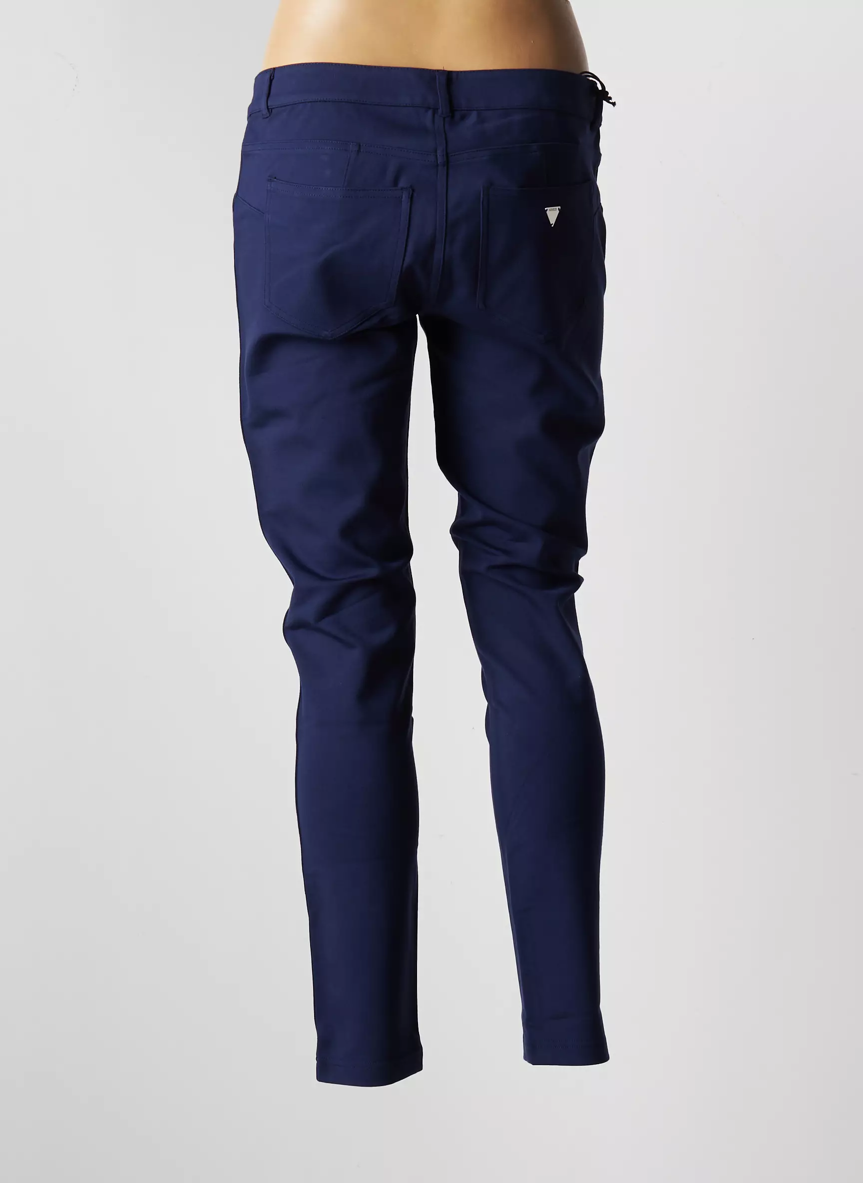 Guess Pantalons Slim Femme couleur bleu